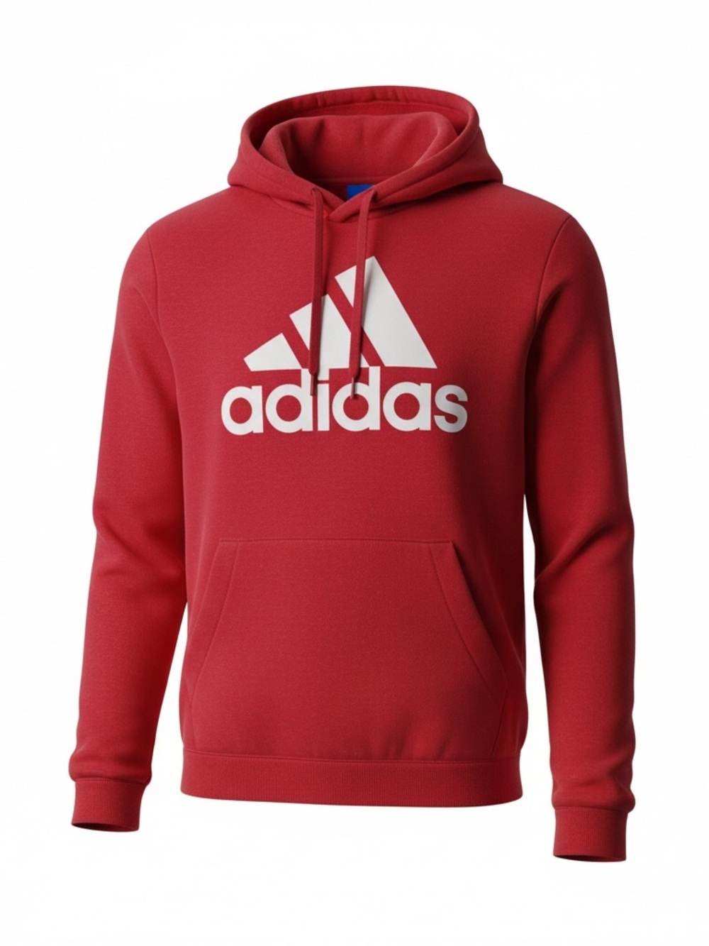 adidas Red Hoodie with White Logo